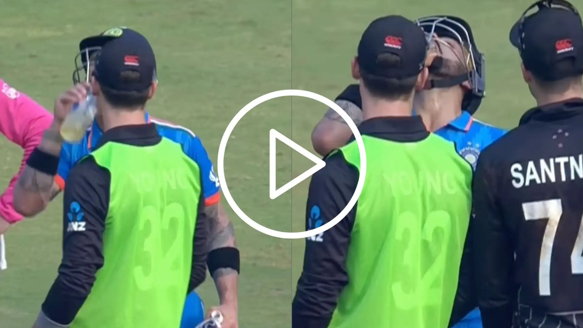 [Watch] 'Exhausted' Virat Kohli Takes ‘Water Break’ During His 50th ODI Century